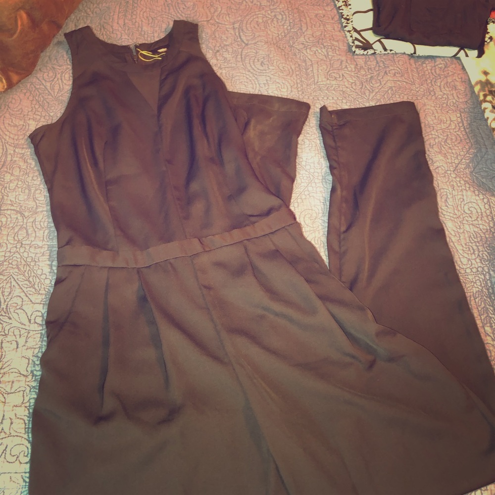 Tailored Black Jumpsuit